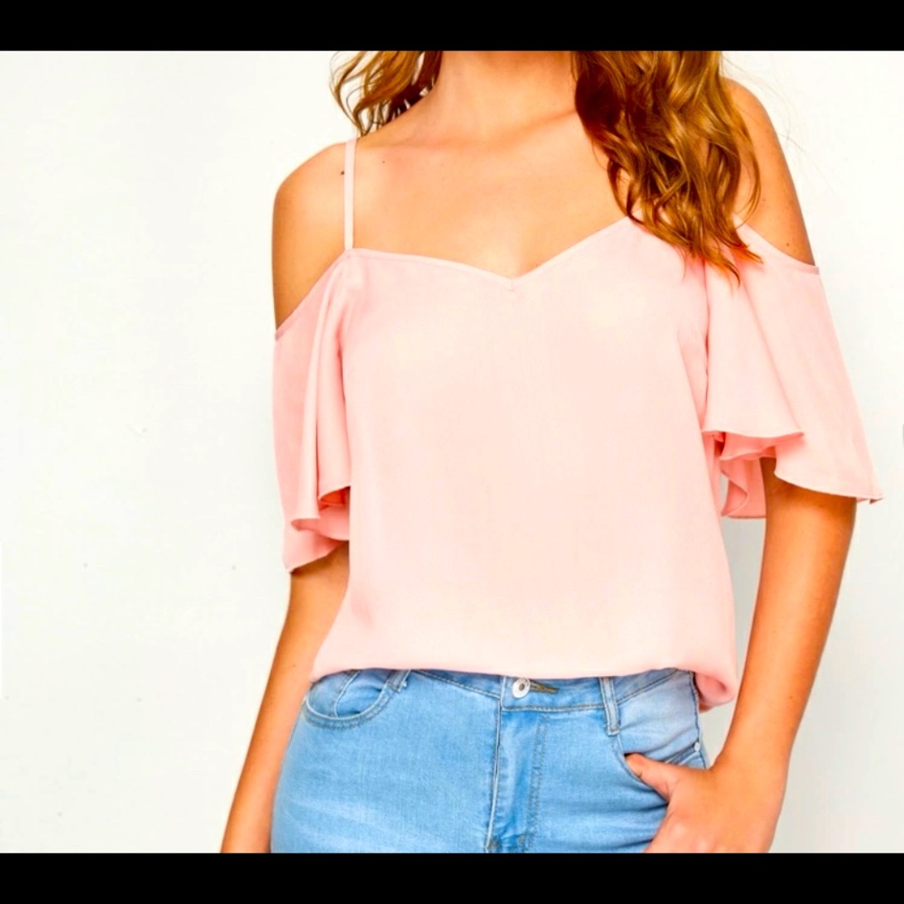 Shein Blouse ☀️ open shoulder. Never used before.